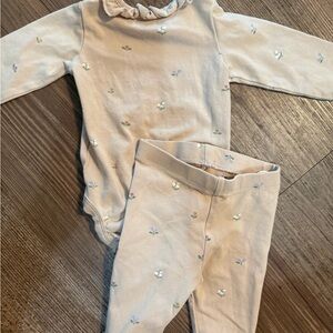 H&M Floral Baby Outfit Set